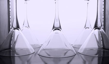 WINE GLASS ABSTRACTの写真素材