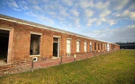 Historic Fort Buildingの写真素材