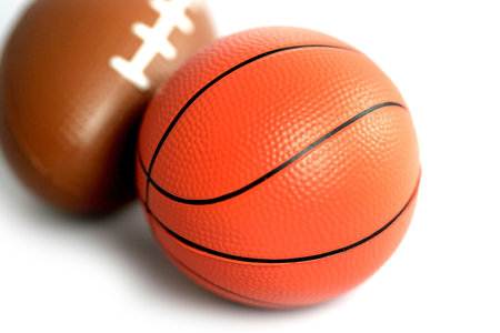 Balls On White Backgroundの写真素材