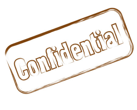 Confidentialの写真素材