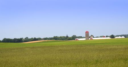 Scenic Farm Landsの写真素材