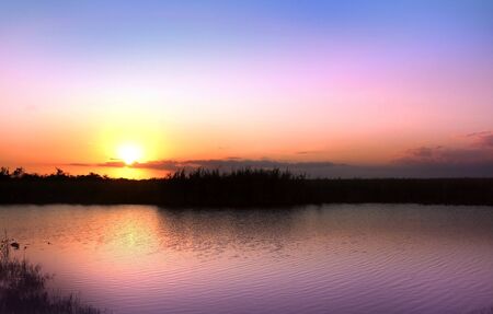 Scenic Sun Setの写真素材