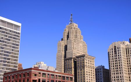 Downtown Detroitの写真素材