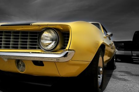 Yellow Muscle Carのeditorial素材