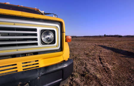 Yellow Truckの写真素材