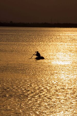 Sailing small boatの写真素材