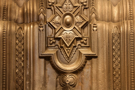 Antique metal boxの写真素材