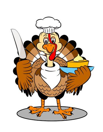 Turkey cartoonの写真素材