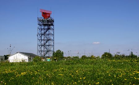 Radar towerの写真素材