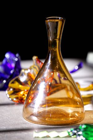 Colorful glass productsの写真素材
