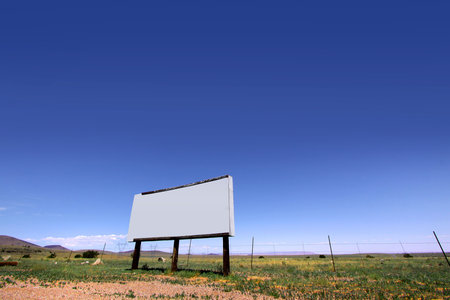 Blank bill boardの写真素材