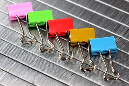 Paper clipsの写真素材