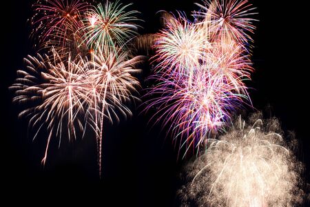Beautiful fireworksの写真素材