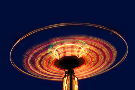 Yoyo amusement ride の写真素材