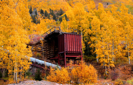 Old mill in Coloradoの写真素材