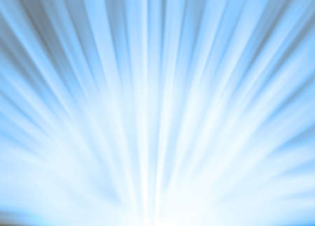 Abstract sun rays background in blue colorの写真素材
