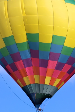 Close up shot of hot air balloonの写真素材