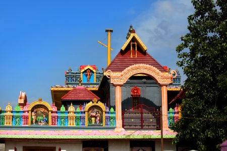 Hindu temple architecture in South India の写真素材