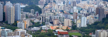 Panoramic view of Rio De Janeiro, Brazil landscapeの写真素材
