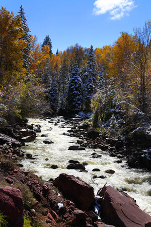 Small creek near Ourey Coloradoの写真素材