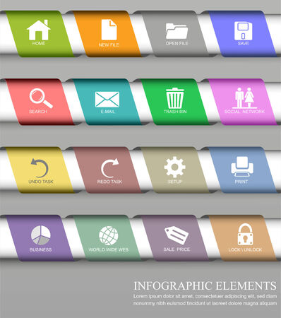 Infographic design elementの写真素材