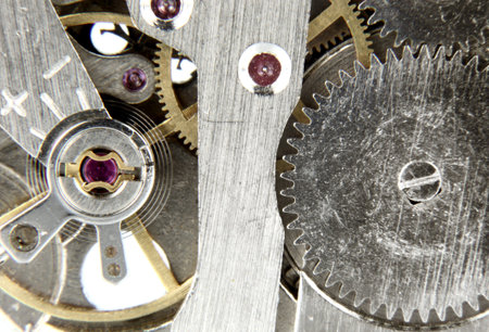 Old watch mechanism