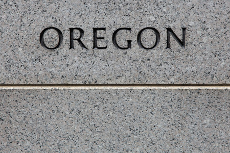 Oregon engravingの写真素材