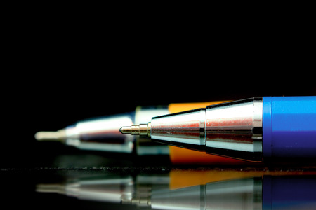 Two ball point pensの写真素材