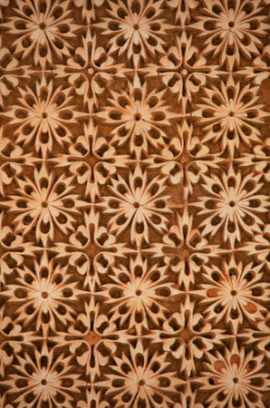 Intricate pattern on wall
