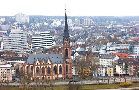 Historic church  in Frankfurt am Mainのeditorial素材