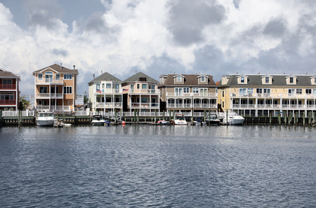 Luxury Ocean front homes near Atlantic cityの写真素材