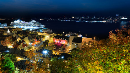View from ChÃ¢teau Frontenac , Quebec city, CANADA - October 14 , 2018 -The ChÃ¢teau Frontenac...