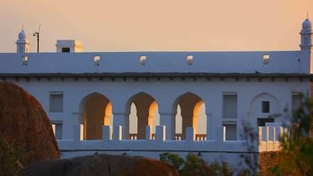 Renovated historic Golconda fort in Indiaのeditorial素材