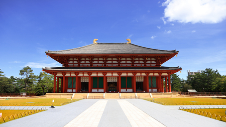 Kofukuji buddhist temple exterior view in Nara,Japanのeditorial素材