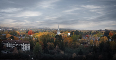 Mont Tremblant town in Quebec, Canada