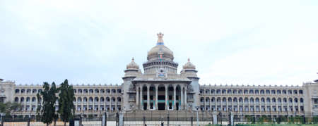 BANGALORE, INDIA - Dec12, 2015: Karnataka state Parliament house in the city of Bangalore, India.のeditorial素材