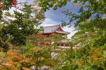 Historic Toda-ji temple entrance in Nara park,Japanのeditorial素材