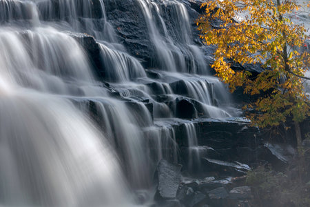 Scenic Bond falls near Paulding in Michigan Upper peninsula