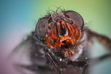Extreme close up shot of fly front detailsの写真素材