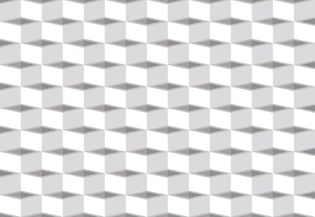 Vector illustration of 3d tile backgroundのイラスト素材