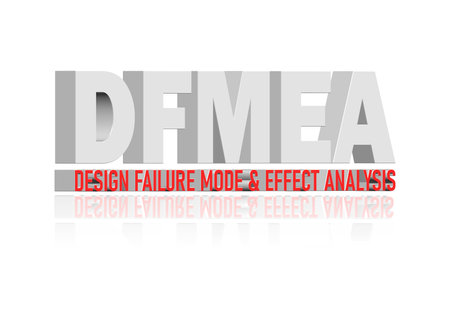 3d rendering of Design failure mode and effect analysis textの写真素材