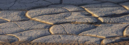 Panoramic view of abstract pattern on sandstone in evening light.の写真素材