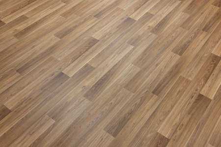 Wood textured laminate flooring for home interiorsの写真素材