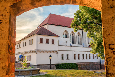Beautiful old castle Spilberk. City of Brno - Czech Republic.の写真素材
