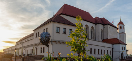 Beautiful old castle Spilberk. City of Brno - Czech Republic.の写真素材