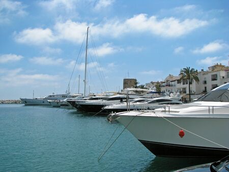 yachting marinaの写真素材