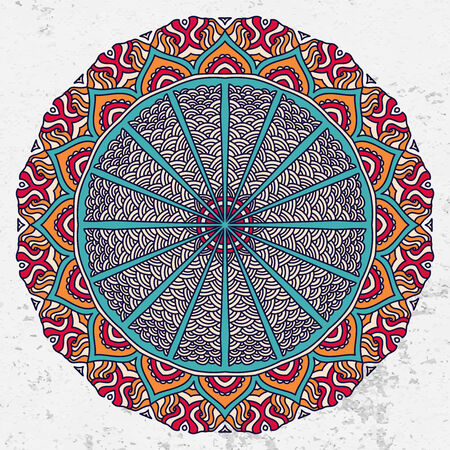 Mandala. Round Ornament Pattern. Vintage decorative elements.のイラスト素材