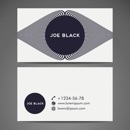 Business card. Vintage decorative elements. Hand drawn backgroundのイラスト素材