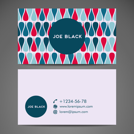 Background. Vector abstract creative business card templateのイラスト素材
