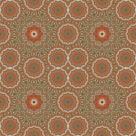 Abstract vector tribal ethnic background seamless pattern